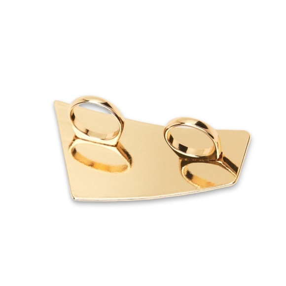 ZARA Double Plaque Ring - Picture 2 of 12